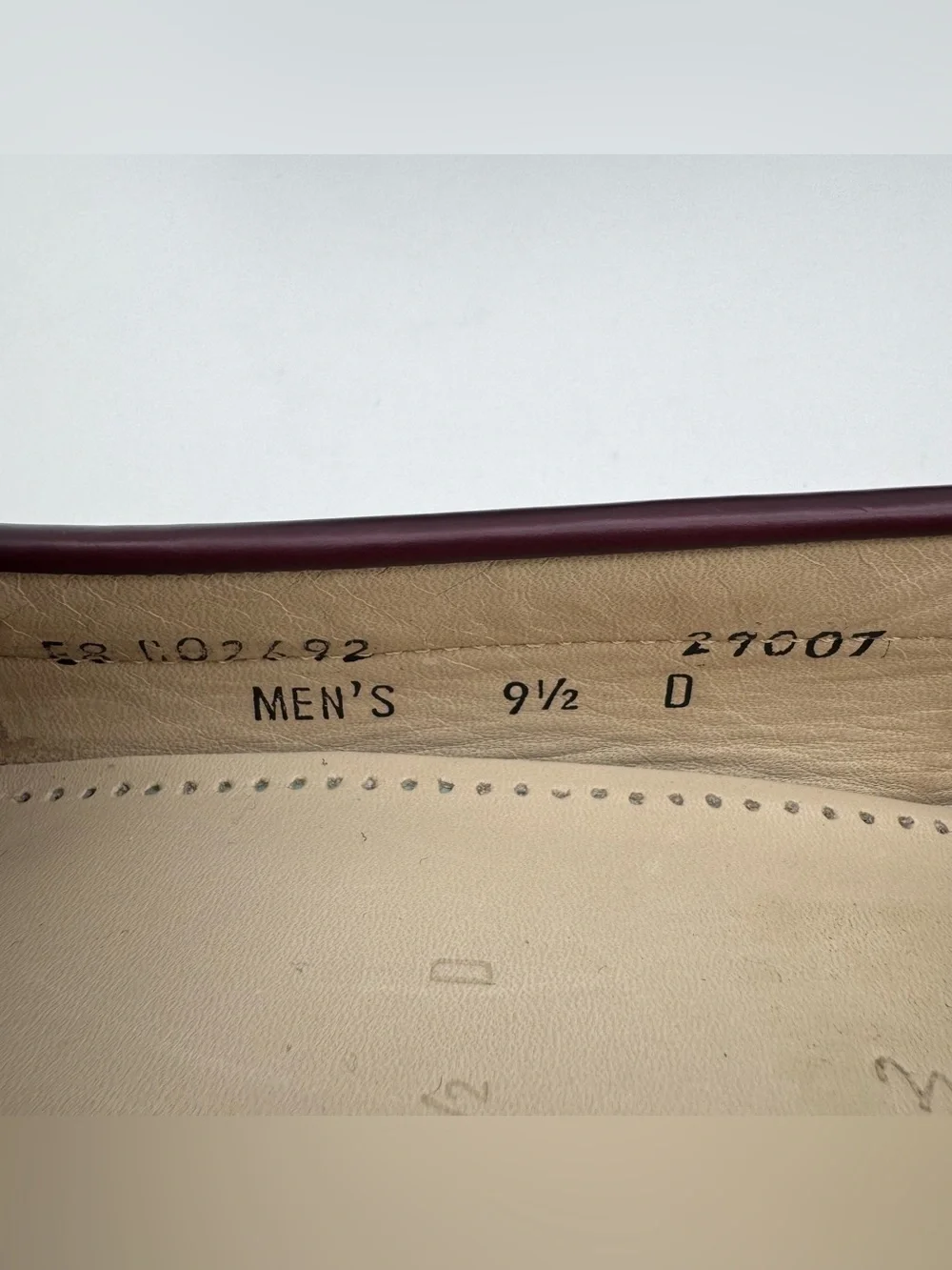 Cole Haan Pinch Tassel Loafers Burgundy Leather Men 9.5 D Dress Shoes NWOB